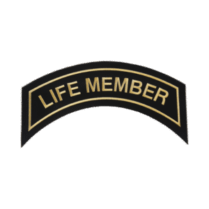 Našitek LIFE MEMBER veliki